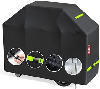 LXKCKJ Grill Cover- 58 inch BBQ Gas Grill Cover-420D Heavy-Duty BBQ Cover-Waterproof UV Resistant Barbecue Cover for Weber Char-Broil Nexgrill Grills and More（58" Lx24 Wx46 H）