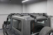 THE ADVENTURE GARAGE 4x4 Rectangular Roof Rack, Car Carrier Stand Roof Luggage for Thar 2020 Model DR