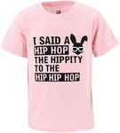 Unique Baby Girls Hip Hop Easter Bunny Shirt (6, Pink)