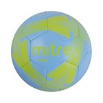 Mitre Impel L30P Football, Highly Durable, Shape Retention, Sky Blue/Fluo Yellow, 4