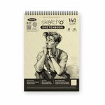 Anupam SketchO Sketch Book A3 Top Spiral Bound Sketchpad Acid Free Paper 140 GSM for Artists, Professional (25 Sheets, 50 Pages)