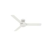 Hunter 50811 Presto 52 in. Ceiling Fan with Wall Control - Matte White