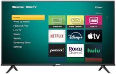 Hisense 32-Inch Class A4 Series FHD 1080p Smart Roku TV with Alexa Compatibility (32A4NR, 2024 Model) - Dolby Audio, Slim Bezel Design, Google Assistant