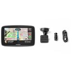 TomTom Car Sat Nav Go 620, 6 inch with Handsfree calling, Siri, Google Now, Updates via Wifi & Sat Nav Windscreen Mount Click-and-Drive plus Car Charger and USB Cable