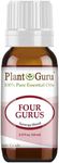 Four Gurus Essential Oil Blend 10 ml 100% Pure Natural Therapeutic Grade Blended with Clove, Cinnamon, Lemon, Rosemary Eucalyptus for Aromatherapy Diffuser and Immune Support