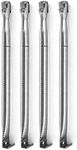 Stainless Grill Burner Replacement Parts for Broil Chef, Henderson, Bond, Uniflame, IGS GSC3218WA, SRGG41009, GSF2818K, GBC1069WB-C, GS-2504 Gas Models 4-Pack