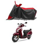 VELWORD® Two Wheeler - Bike Cover for 2024 New TVS Jupiter 125 Smart XConnect Scooty Cover with Water-Resistant and Dust Proof Premium 190T Fabric_