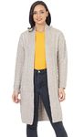 Joe Hazel Chunky Woollen Coat - Oatmeal - L