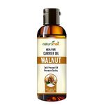 Naturoman Walnut/Akhrot Carrier Oil | Suitable for All Skin Types | 100% Pure & Natural | Cold Pressed | For Skin, Hair, Face, Body & Massage | Pack of 1 | 100 ml