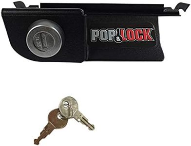 POP & LOCK – Manual Tailgate Lock for Dodge Ram 1500, 2500, and 3500, Fits 2002 to 2008 (Black, PL3400, Works with No Factory Lock)