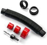 Rain Barrel Hose Connector Kit Link 2 Rain Water Barrels to Store More Rainwater for Home Garden Outdoor Chores, With Hole Saw and Gaskets