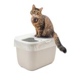 Savic Hop in Modern Cat Litter Tray, Mocca