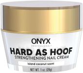 Hard As Hoof Nail Strengthening Cream with Coconut Scent, Nail Growth & Conditioning Cuticle Cream Stops Splits, Chips, Cracks & Strengthens Nails, 1 oz