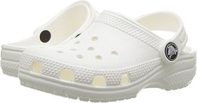 Crocs Unisex Kids Classic Clog K Clogs, White, 13 UK Child