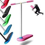 The Indo Trick Scooter - Trampoline Scooter -Stunt Scooter for Teens, Kids and Adults - Pro Scooter Tricks - Indoors and Outdoors Scooter - Professionals and Beginners (Pink Pro -12 Years+)