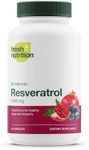 Resveratrol Supplement - Trans-resveratrol Extra Strength 750mg - Natural, Pure and Potent Polyphenols Supplement - Vegan, Non GMO, Gluten-free - 90 Capsules