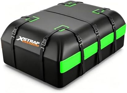 XSTRAP STANDARD 21 Cubic Feet Car Rooftop Luggage Carrier Bag, Green