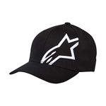 ALPINESTARS Men's Corp Shift 2 Flexfit Hat, Black/White, Large/X-Large
