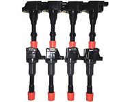 HZTWFC 8 Pack Rear and Front Ignition Coil OEM # 30520-PWA-003 30521-PWA-003 Fit for Honda Civic 7 8 VII VIII JAZZ FIT 2 3 II III 1.2 1.3 1.4