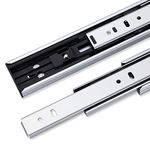 HAFELE 350mm Full Extension Metal Ball Bearing Drawer Runners Slides with Soft Close Cushioning, Load Capacity 35kg (1 Pair)