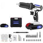 21V Cordless Power Drill Kit with 2 Speeds, 25+1 Torque Settings, and 29pcs Drill/Driver Bits – Elevate Your DIY Projects