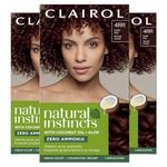 Clairol Natural Instincts, 4RR Dark Red, Sweet Cherry, 3 Count