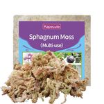 Kapecute 5oz Sphagnum Moss Perfect for Plant Propagation, Great Orchid Potting Mix, Help with Maintain Humidity