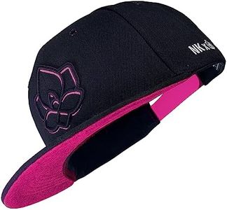 Nebelkind Cappello Snapback-cap Uomo Donna der Keller Steini Nero Orchidea, Taglia Unica, Unisex, Cappellino da Baseball di Alta qualità, Taglia Regolabile, Stile Streetwear, Retro