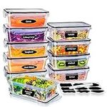 Feshory 10 Pack Meal Prep Container
