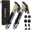 TREKOLOGY Trek-Z Collapsible Hiking & Trekking Poles - Balance Support for Seniors, Women, and Men, 2pc Per Set