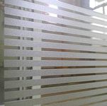 VICINITY 3D Window Films Lines Privacy Film Self Adhesive Decorative Film for Bathroom Door Window Heat Control Anti UV