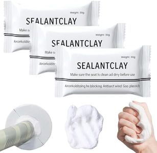 Waterproof Sealant Mastic Repair Sealing Clay Wall Hole Filler Quick Mending Mud for AC Holes Pipe Connections Cement Crack Filler Fireproof Oil Proof Duct Seal Putty Home Repair Accessory (10 PCS)