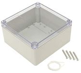 YXQ 192x188x100mm Enclosure Junction Box Transparent Cover Waterproof ABS Project Case