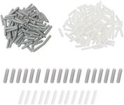 Dishwasher Rack Caps, Dishwasher Protection Prongs, Dishwasher Rack Tip Tine Cover Caps, Protects Dishes From Rust and Scratches, Fits Most Dishwashers, 200 Pcs, White + Gray