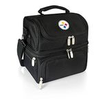 PICNIC TIME Black Pittsburgh Steelers Pranzo Lunch Tote