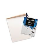 Pidilite Fevicryl Fine Art Canvas Pad for Painting, 10 Sheets per Canvas Pad, Ideal for Acrylic & Oil Painting, White (8 X 10)