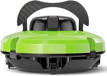 2024 Cordless Robot Pool Vacuum for above Ground Pool, Automatic Robotic Pool Cleaner 2 Motor & Suction Swimming Pool Cleaner for In Ground Pool Up to 1000 Sq.Ft (120 Mins) Green