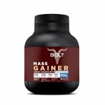 Bolt Mass Gainer | Weight Gainer | Supercharged With Phycocyanin | 25G Protein, 75G Carbs & 412 Calories For Muscle Gainer, 5Lb/2.6Kg (22 Servings) | Madagascar Vanilla