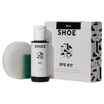 Shoe Clinic Shoe Colouring Kit | Complete Shoe Dye Kit for Leather, Fabric, Satin & Canvas Fabrics | Restore or Change The Colour of Footwear | Use on Trainers, Boots Sneakers & More | (Black)