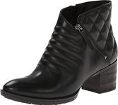 Clarks Movie Retro Womens Black Leather Boot 8-MEDIUM