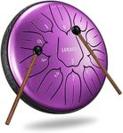 LEKATO Steel Tongue Drum 6 Inch 11 