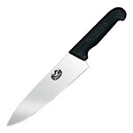 Victorinox 5.2063.20 Chefs Knife, Extra Broad, 20cm, Black