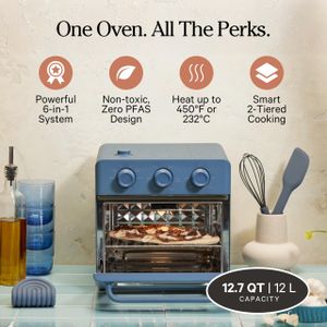 Our Place Wonder Oven 6-in-1 Air Fryer & Toaster Oven – Steam, Compact