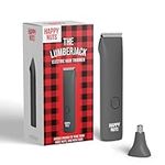 HAPPY NUTS The Lumberjack Electric Groin & Body Hair Trimmer for Men - Mens Body Groomer Kit for Privates - No Nick Ball Shaver & Pubic Hair Trimmer (Graphite)