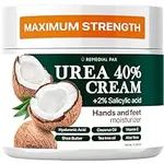 Urea Cream 40 Percent for Feet, 40% Urea Foot Cream for Dry Cracked Heels Knees Elbows Callus Hands Repair Treatment with 2% Salicylic Acid, Foot Moisturizer, Dead Skin Remover, Softener for Feet Care