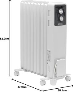 Dimplex 2kW Oil-Free Radiator Heater – Portable Electric Heating