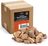 Camerons Products Smoking Wood Chunks (Hickory) 420 cu. in. (0.006m³) - Kiln Dried BBQ Large Cut Chips- All Natural Barbecue Smoker Chunks- 5 Pound Bag (May Receive in a Box or Bag)