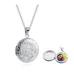 Jovivi Round Photo Locket Necklace That Holds Pictures Locket keepsake Memorial Necklace for Women Girls Jewellery, Mum Mothers Day Keepsake Memorial Gift