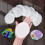 Lulonpon 12 Pieces Extra Large Painting Rocks, 3-4 Inches White Flat Rocks for Painting,Smooth Rocks Bulk,Flat Rocks,Natural Smooth Surface Arts and Crafting Painting Supplies