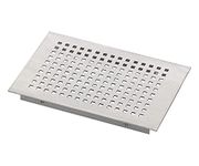 Nixnine Aluminium Ventilation Jali & Kitchen Jali Ventilator Grill (Silver, 100mm X 200mm x 1.5mm) (4x8 Inch) Pack of 1